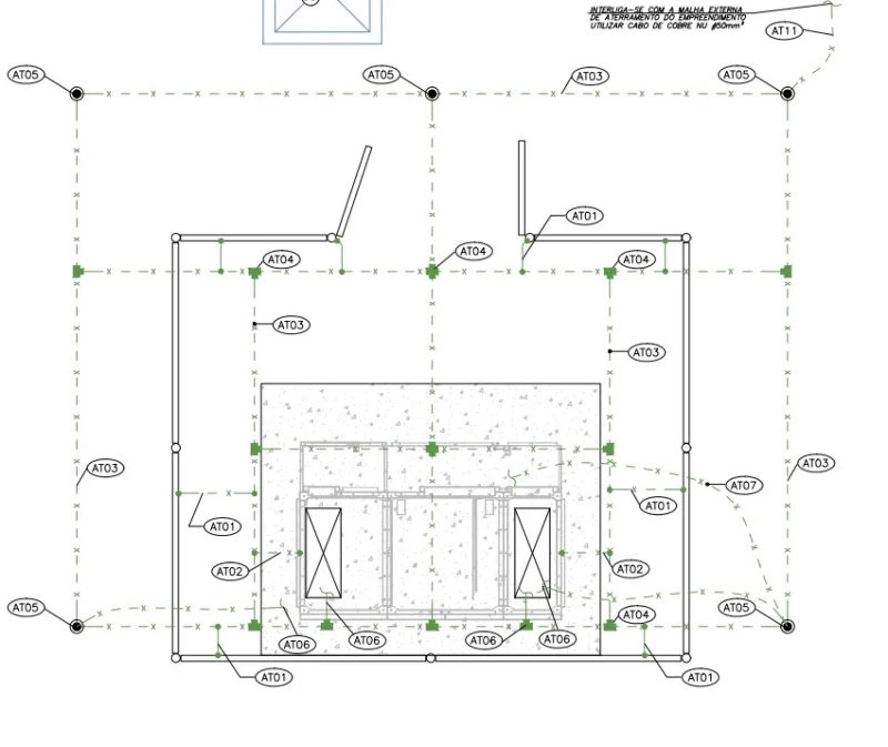 projeto elétrico para lojas
